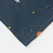 Toller schöner Weltraumastronaut Fleecedecke (Ecke)