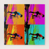 Toller Scooter-Tricks - Stunt-Scooter-Fahrer Puzzle (Horizontal)