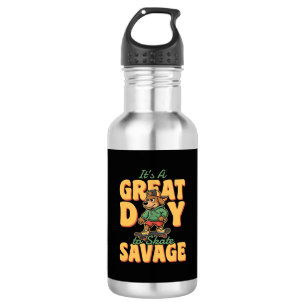 Toller Tag Skate-Hund Savage Edelstahlflasche