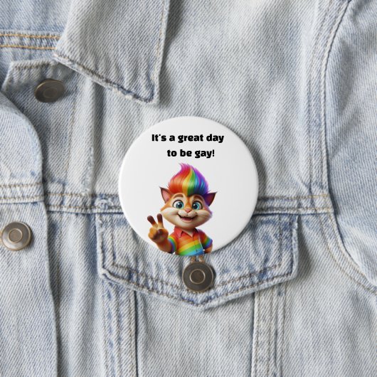 Toller Tag, um schwul zu sein Button (Beispiel)