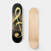 Toller Ton - Gold Skateboard (Vorderseite)