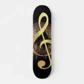 Toller Ton - Gold Skateboard (Vorne)