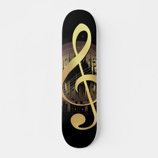 Toller Ton - Gold Skateboard (Vorne)