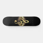 Toller Ton - Gold Skateboard (Horizontal)