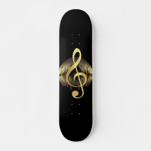 Toller Ton - Gold Skateboard
