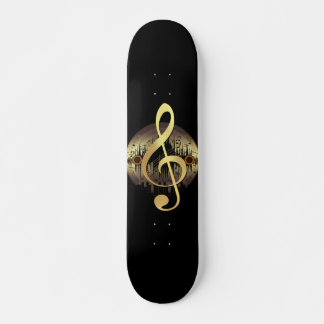 Toller Ton - Gold Skateboard