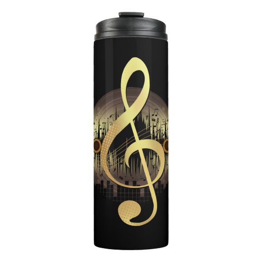 Toller Ton - Gold Thermosbecher (Vorderseite)