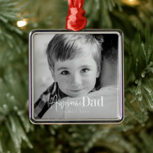 Toller Vater seit 20XX Modernes einfaches elegante Ornament Aus Metall