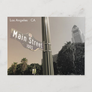 Toller Vintage-Stil Los Angeles Postkarte! Postkarte