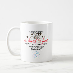 Toller Wassertechniker personalisiertes Namensgesc Kaffeetasse