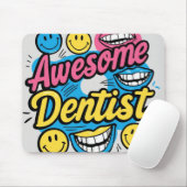 Toller Zahnarzt Danke Mousepad (Mit Mouse)
