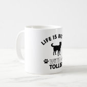 Tollerhundezuchtentwürfe Kaffeetasse (Vorderseite Links)