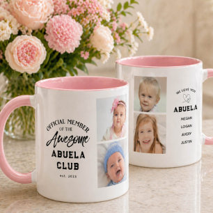 Tolles ABUELA-Mug mit Fotocollage Tasse