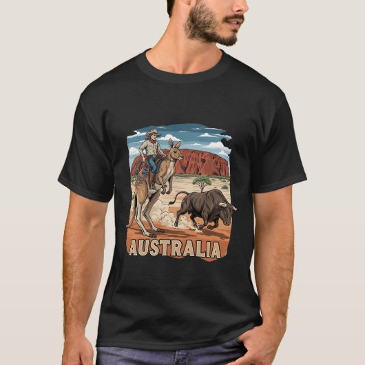 Tolles Australien-Design T-Shirt (Vorderseite)
