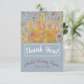 Tolles Band Dankeskarte (Stehend Vorderseite)