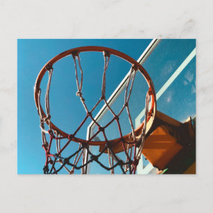 Tolles Basketballkorb Postkarte