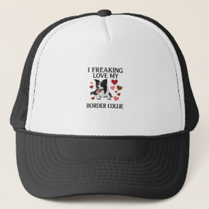 Tolles Border Collie Hund Herz_1 Truckerkappe