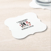 Tolles Border Collie Hund Herz_1 Untersetzer (angewinkelt)