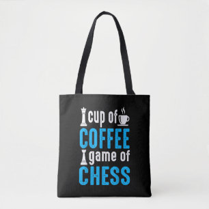 Tolles Brettspiel - Ein Becher Kaffee Schach Tasche