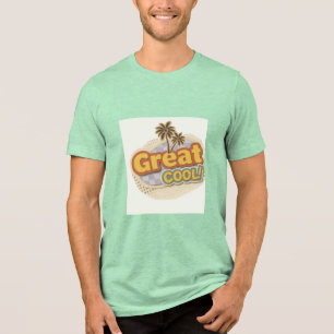 Tolles Cooles Sommer Grafik Unisex T-Shirt Tri-Blend Shirt