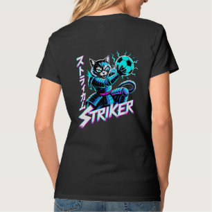 Tolles Cyberpunk-Katzen-Torwart-T-Shirt für Frauen T-Shirt