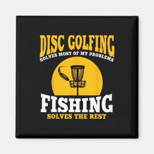 Tolles Disc-Golf- und Angelgeschenk Magnet