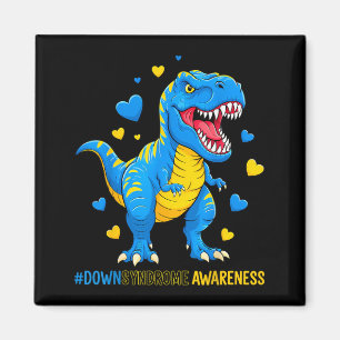 Tolles Down-Syndrom-Dinosaurier Magnet