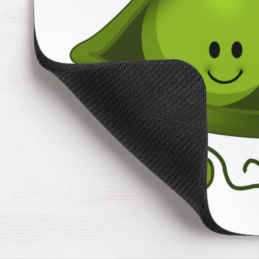 Tolles Erbsen in einem Pod Mousepad (Ecke)