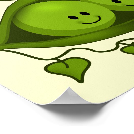 Tolles Erbsen in einem Pod Poster (Ecke)