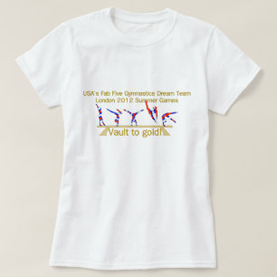 Tolles fünf USA-Gymnastik-Team 2012 T-Shirt