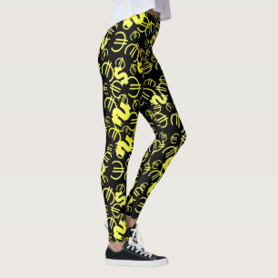 Tolles Geld Euro Dollar Muster Leggings