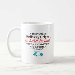 Tolles Geschenk für einen Zusteller mit Namen Kaffeetasse