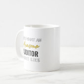 Tolles Geschenk für Prüfer Kaffeetasse (Vorderseite Links)