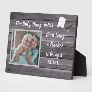 Tolles Geschenk! Lehrer-Mimi-Fotoplakette Fotoplatte