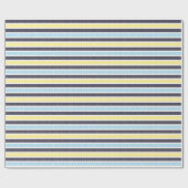 Tolles gestreiftes Tupfenmuster Geschenkpapier (Flach)
