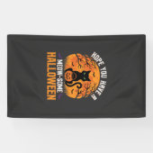 Tolles Halloween-Schwarze Katze Banner (Horizontal)