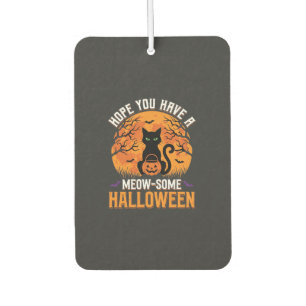 Tolles Halloween-Schwarzes-Katze Autolufterfrischer