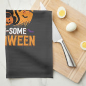 Tolles Halloween-Schwarzes-Katze Geschirrtuch (Viertel Falte)