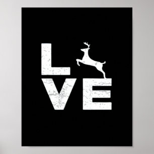 Tolles Hirschliebhaber-Trend-Design Poster