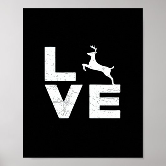 Tolles Hirschliebhaber-Trend-Design Poster (Vorne)