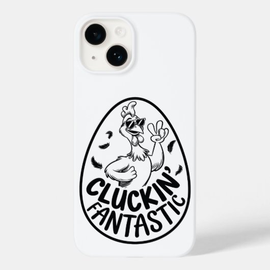Tolles Hühner-Themen-Comic-Design Case-Mate iPhone Hülle (Rückseite)
