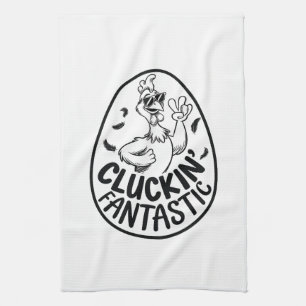 Tolles Hühner-Themen-Humorvolles Design Geschirrtuch