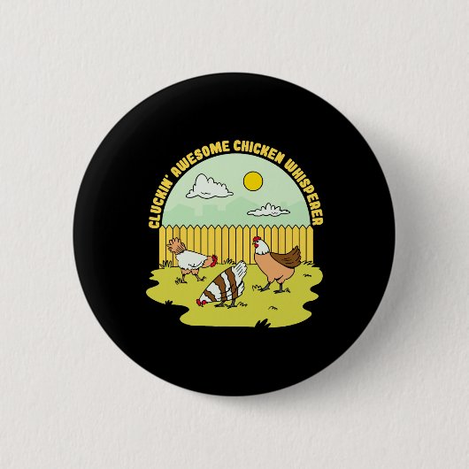 Tolles Hühnerflüsterer _1  Button (Vorderseite)