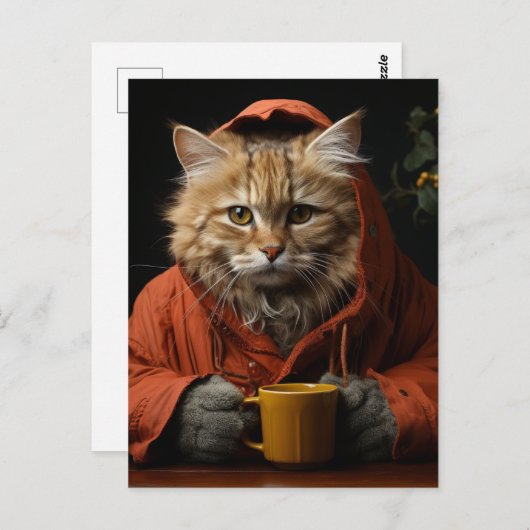 Tolles Kaffee Postkarte (Vorne/Hinten)