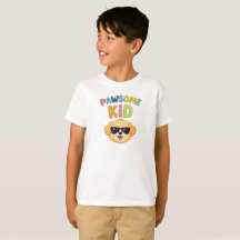 Tolles Kind Süßer Hund T-Shirt für Jungen Mädchen