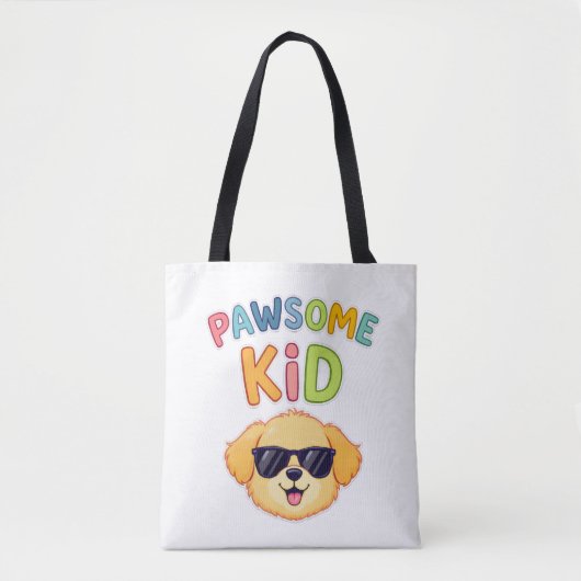 Tolles Kinder-Cute-Hund-Design-Geschenk Tasche (Vorderseite)