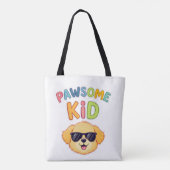 Tolles Kinder-Cute-Hund-Design-Geschenk Tasche (Rückseite)