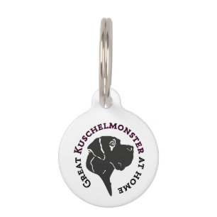 Tolles Kuschelmonster Zuhause Tiernamensmarke