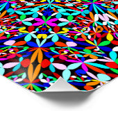 Tolles Leben Garten Mandala Poster (Ecke)