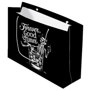 Tolles lustiges Halloween-Schädel-Motiv Große Geschenktüte